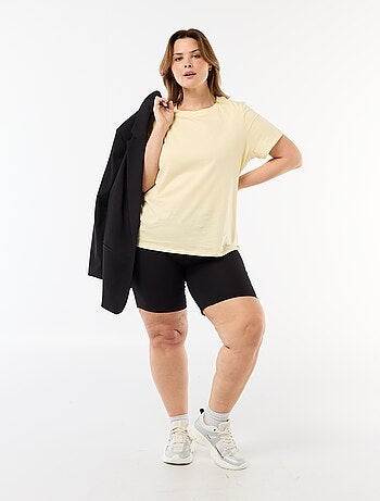 Short ciclista tinta unita