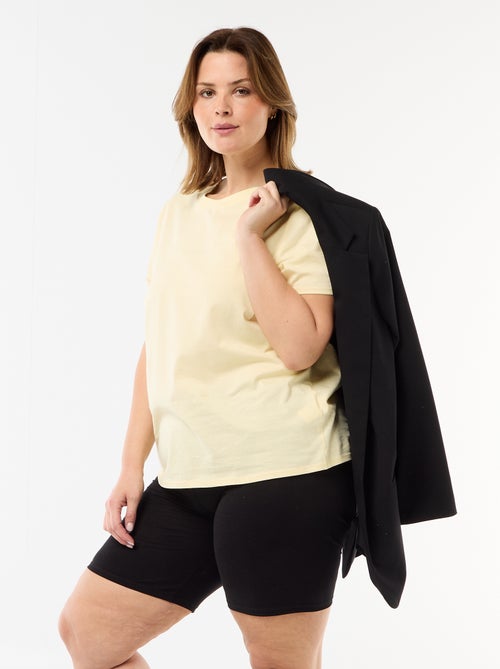 Short ciclista tinta unita - Kiabi