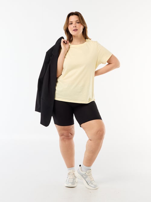 Short ciclista tinta unita - Kiabi