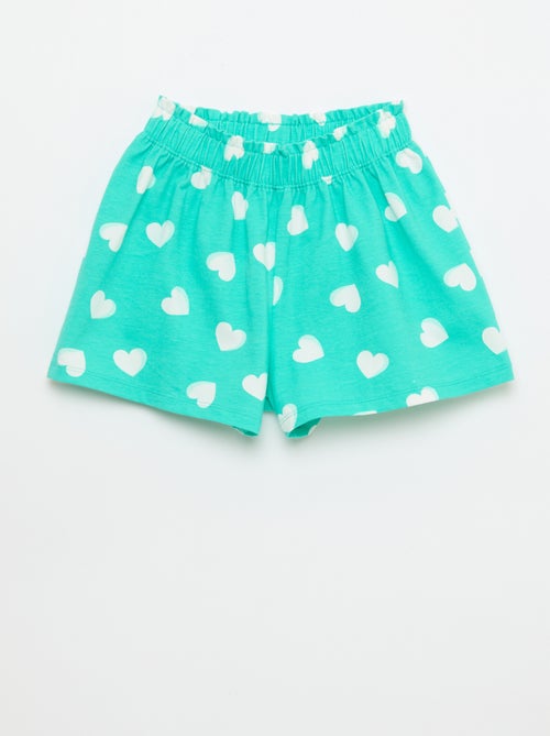 Short colorato con volant in vita - Kiabi