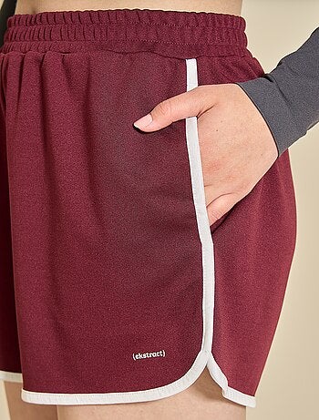 Ekstract - Short con bordi a contrasto