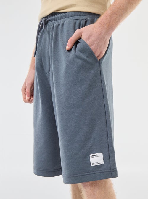 Short con patch in cotone tinta unita - Kiabi