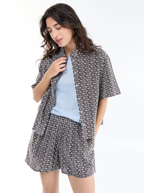Short con ricami in vita elasticizzata - Kiabi