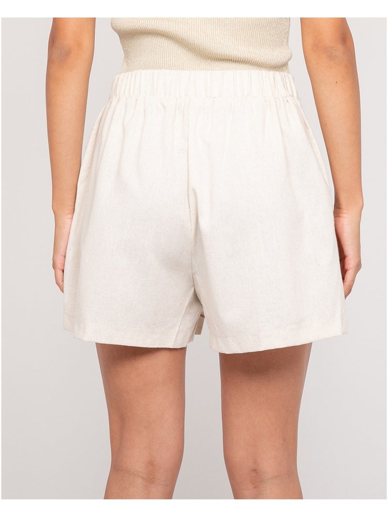 Short con ricamo XACOURE Beige - Kiabi