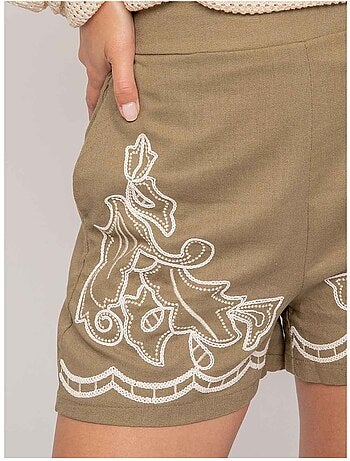 Short con ricamo XACOURE