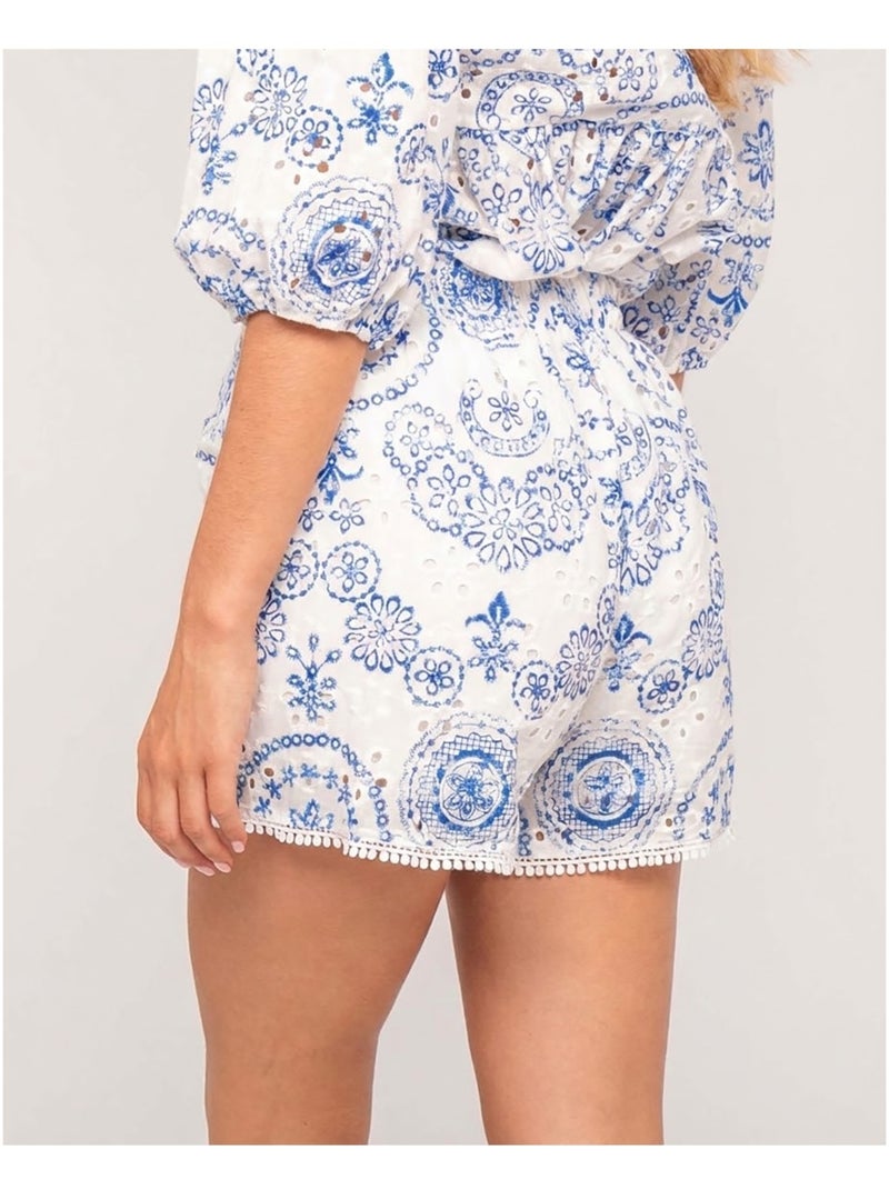 Short con ricamo XARIAH Blu - Kiabi