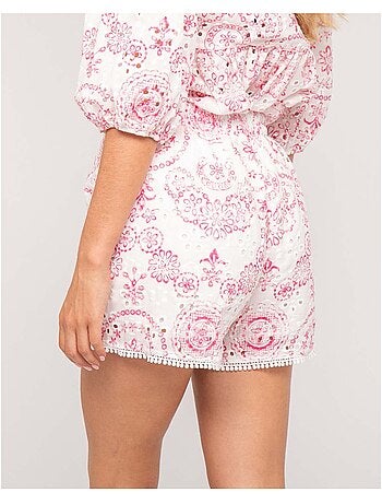 Short con ricamo XARIAH