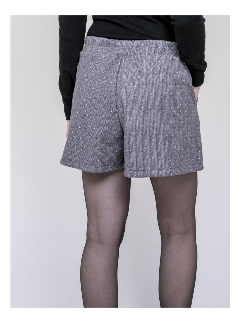Short con strass XAYAH Grigio - Kiabi