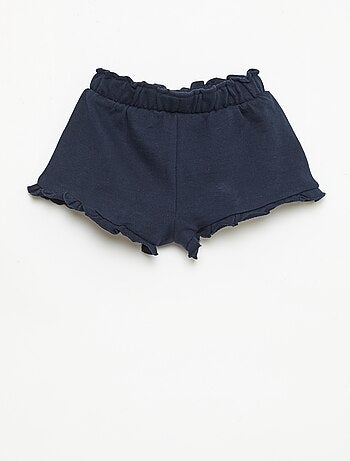 Short con volant e fiocco in vita