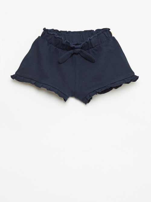 Short con volant e fiocco in vita - Kiabi