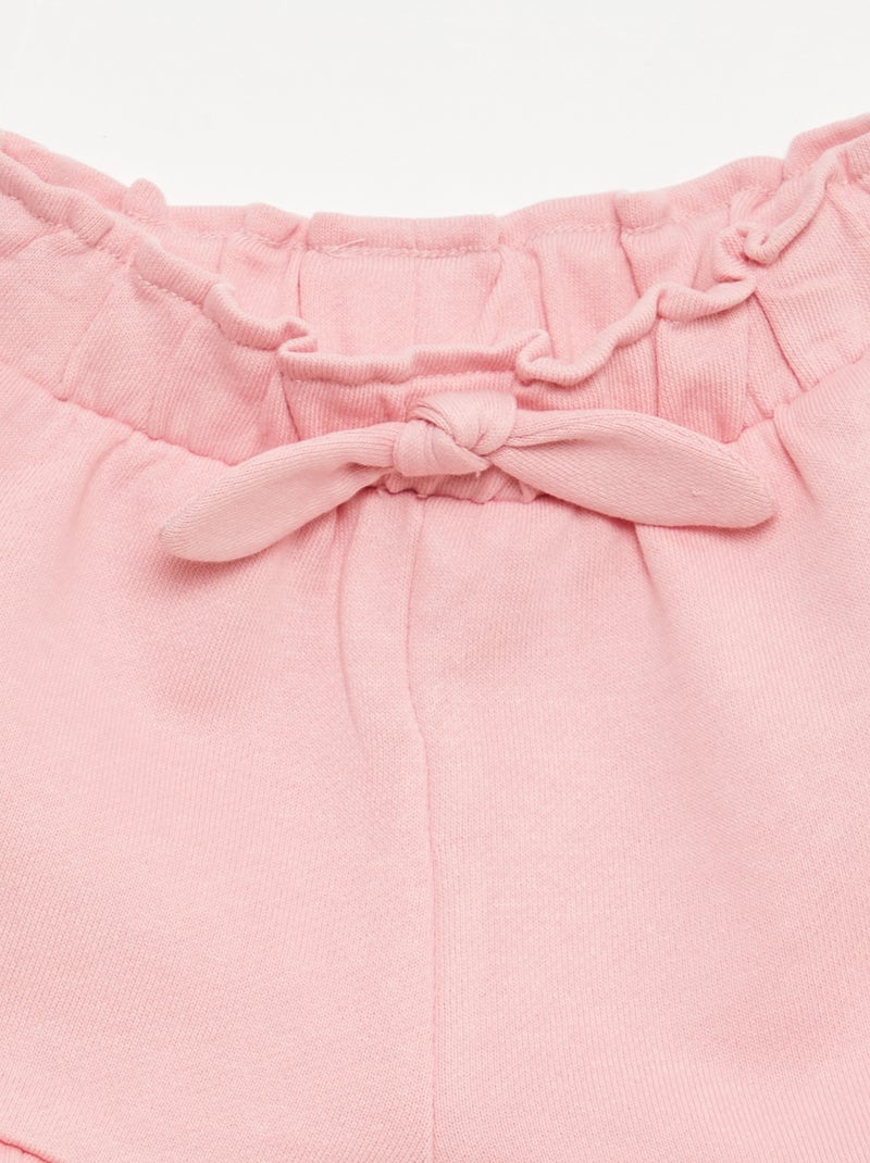 Short con volant e fiocco in vita Rosa - Kiabi
