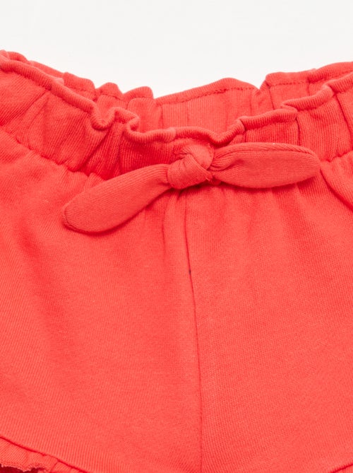 Short con volant e fiocco in vita - Kiabi