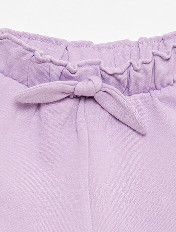 Short con volant e fiocco in vita