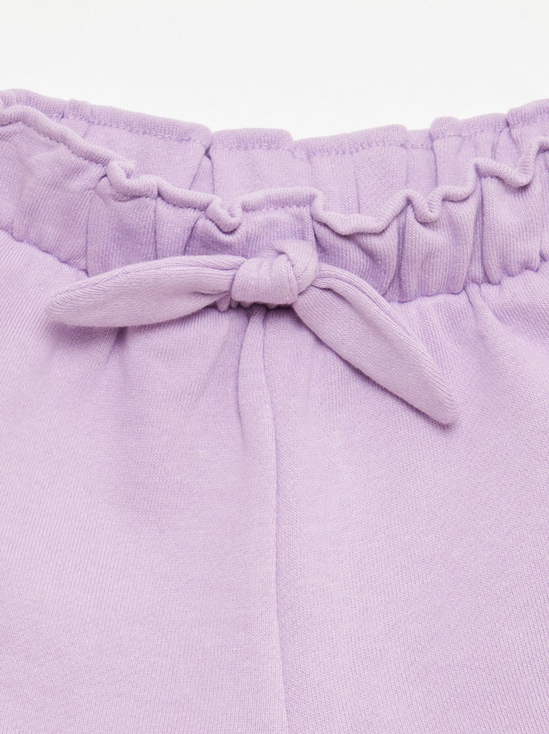 Short con volant e fiocco in vita Viola - Kiabi