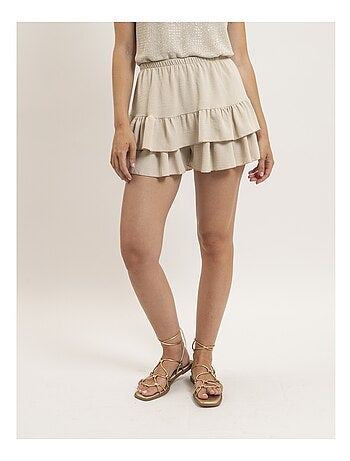 Short con volant effetto gonna XEPINE