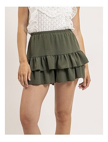 Short con volant effetto gonna XEPINE