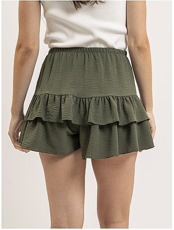 Short con volant effetto gonna XEPINE