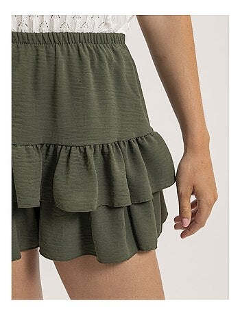 Short con volant effetto gonna XEPINE
