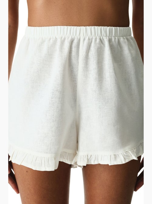 Short con volant penti - Kiabi