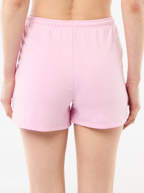 Short corto in cotone tinta unita con coulisse - Kiabi