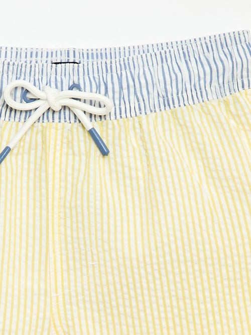 Short da bagno a righe con coulisse - Kiabi