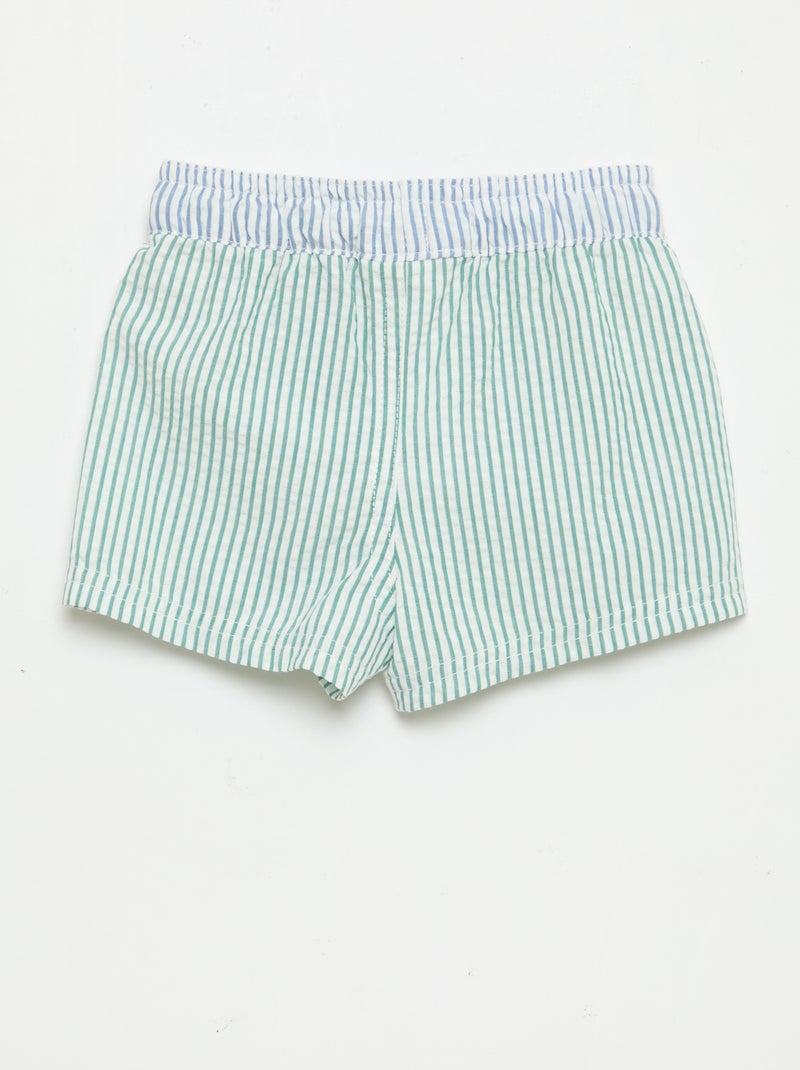 Short da bagno fantasia Verde - Kiabi