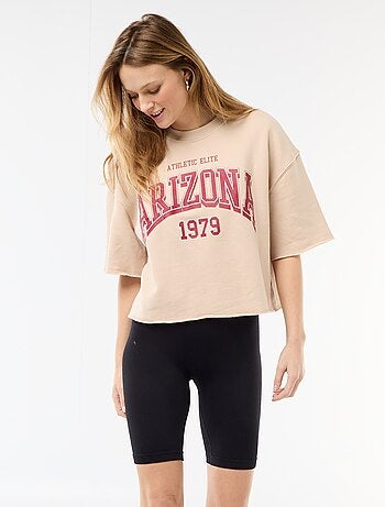 Short da ciclista a costine