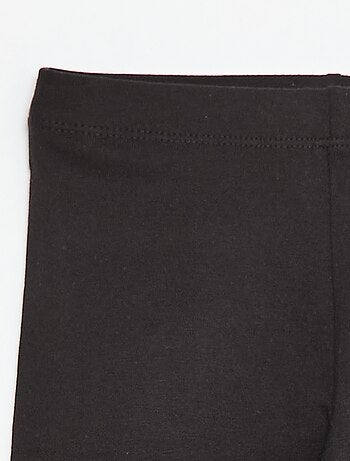 Short da ciclista in jersey di cotone a tinta unita