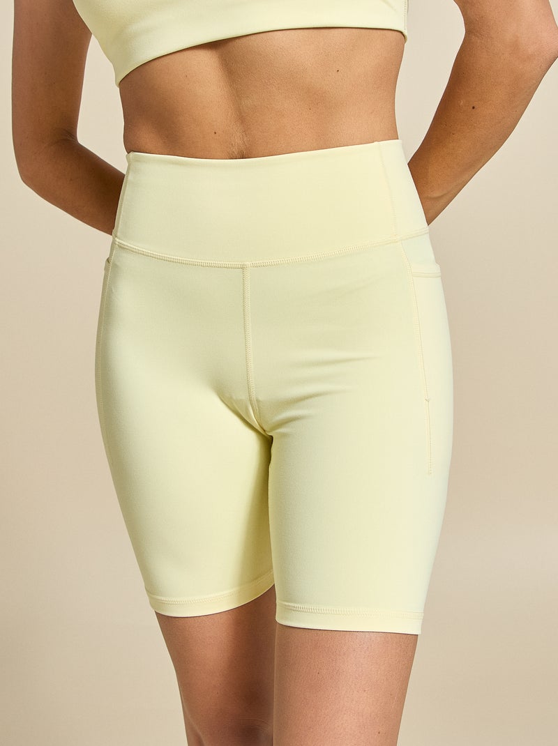 Short da ciclista sportivi - (ekstract) Giallo - Kiabi