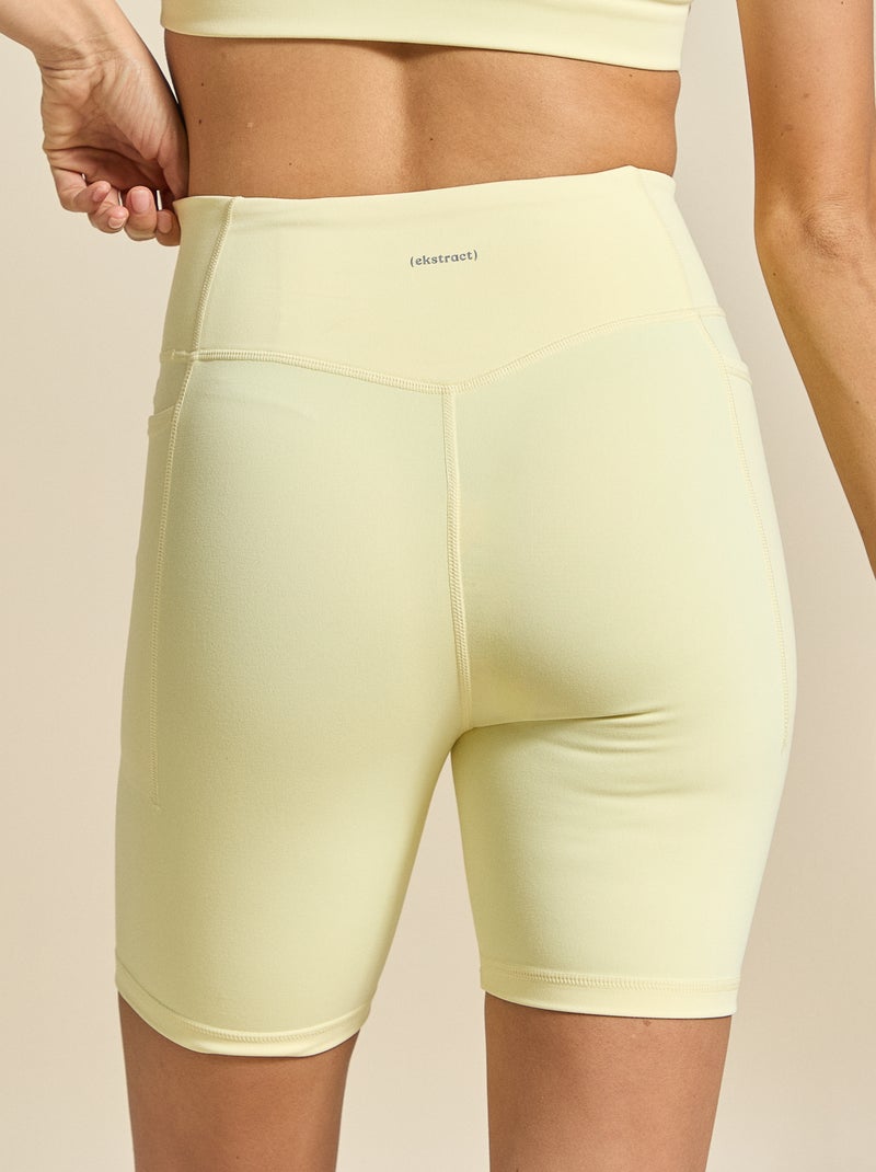 Short da ciclista sportivi - (ekstract) Giallo - Kiabi