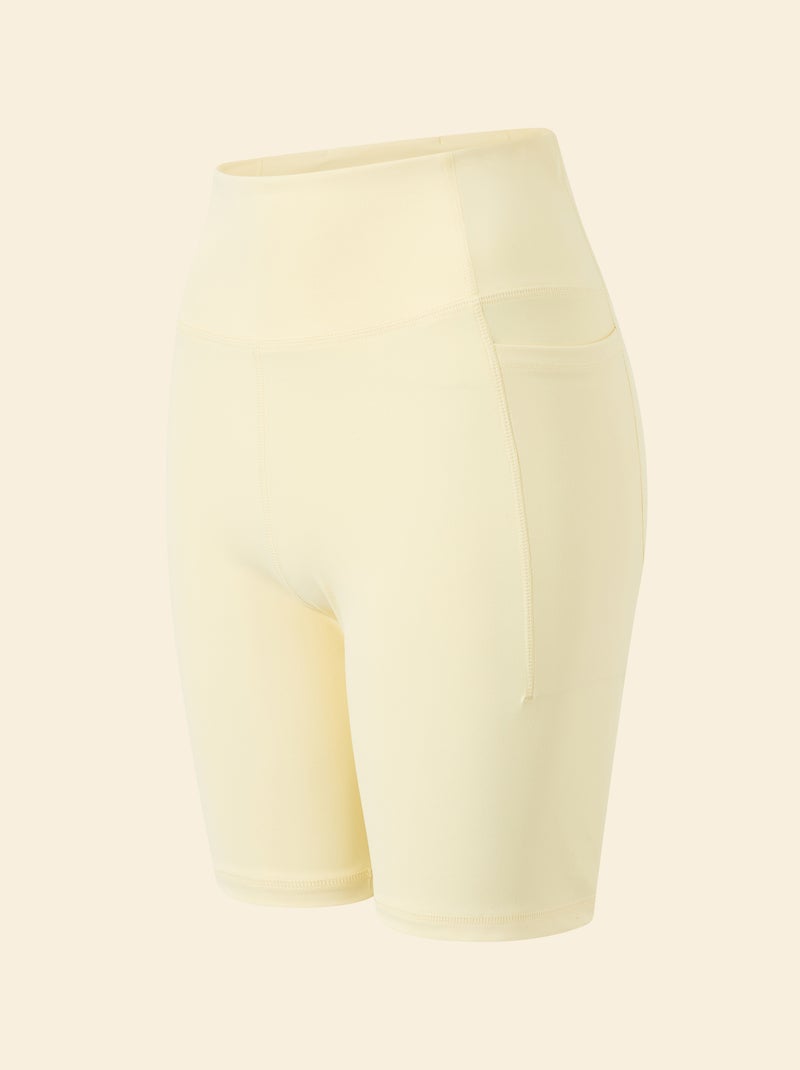 Short da ciclista sportivi - (ekstract) Giallo - Kiabi