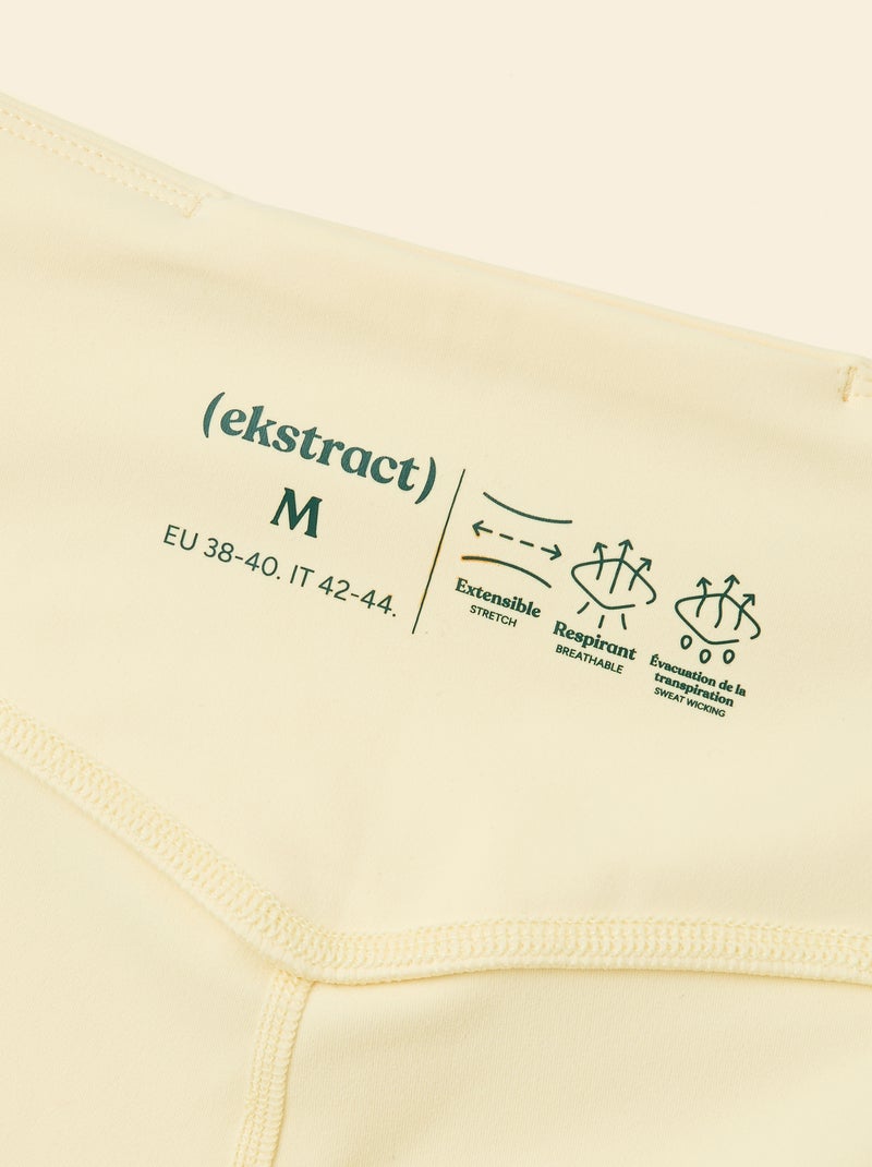 Short da ciclista sportivi - (ekstract) Giallo - Kiabi