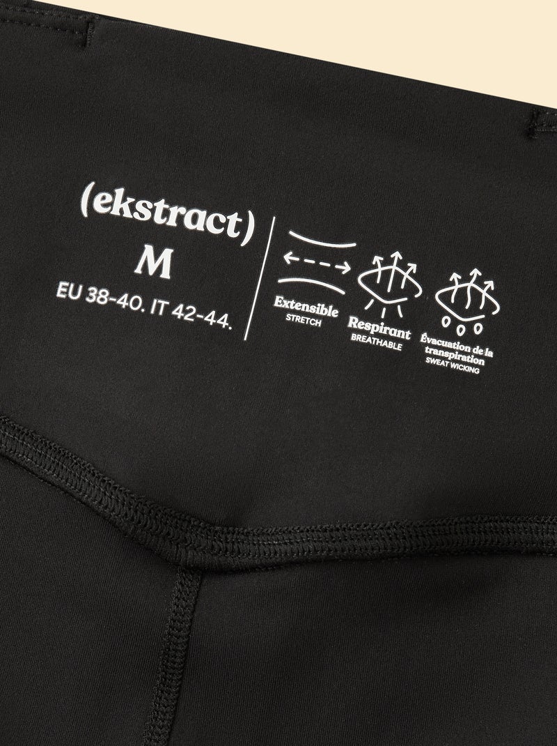 Short da ciclista sportivi - (ekstract) Nero - Kiabi