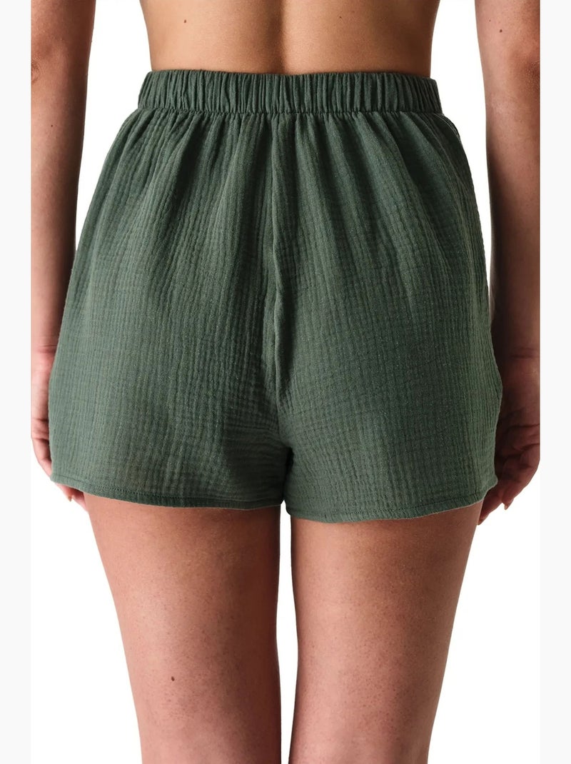Short da donna lessi trim penti Cachi - Kiabi