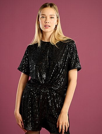 Short da party con paillettes