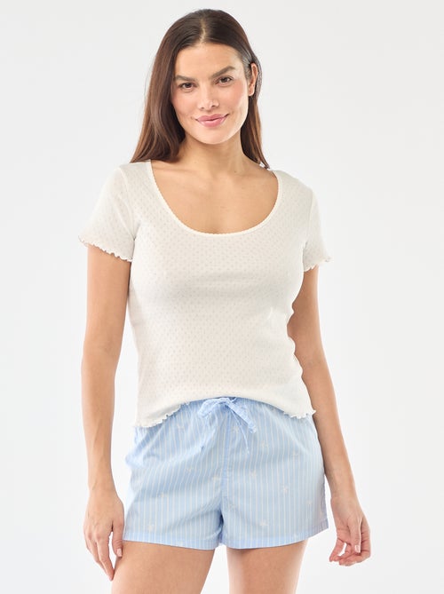 Short da pigiama in popeline - Kiabi