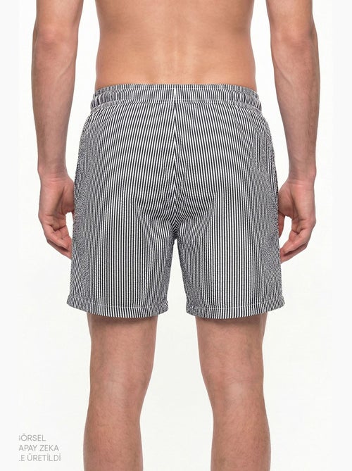 Short da uomo a righe tissue penti - Kiabi Short da uomo a righe tissue penti - Kiabi