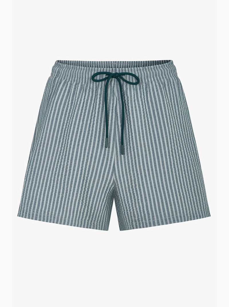 Short da uomo tissue a righe penti Grigio - Kiabi