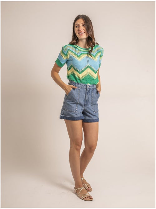 Short denim clous XIMOLI - Kiabi