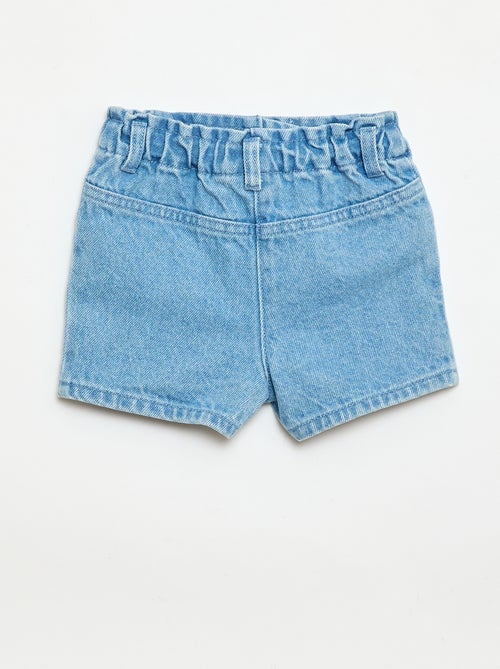 Short 'Disney' in denim ricamato - Kiabi