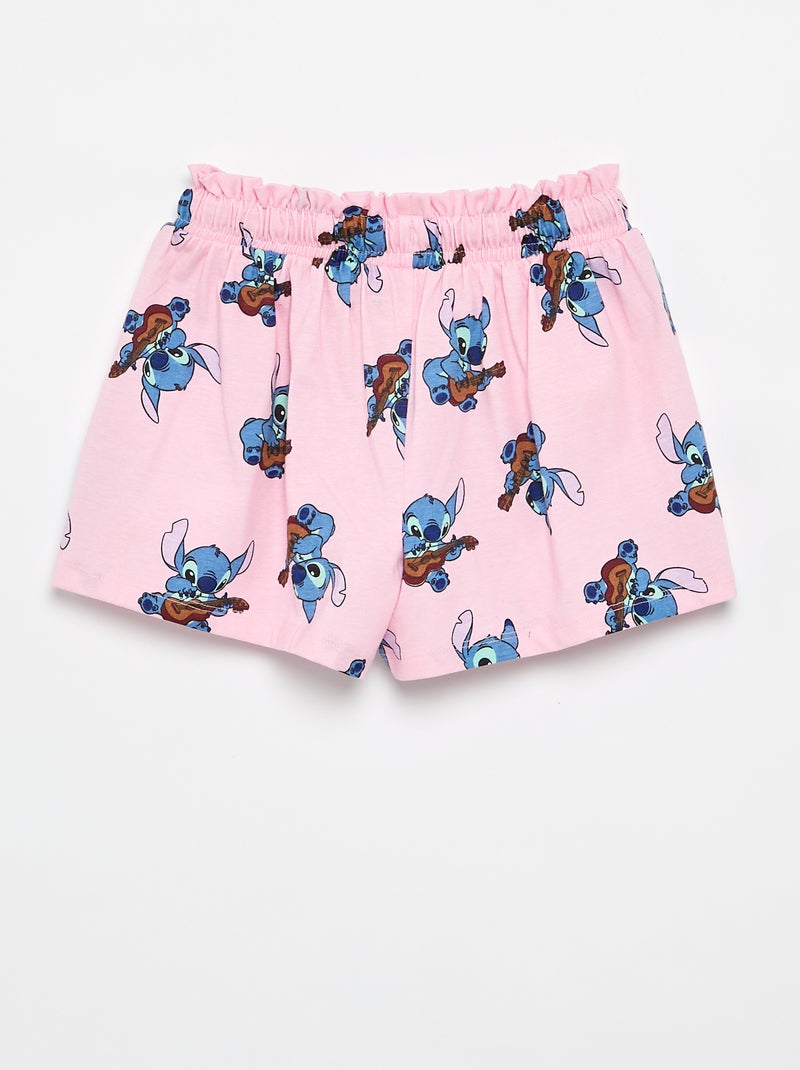 Short 'Disney' in jersey di cotone Rosa - Kiabi