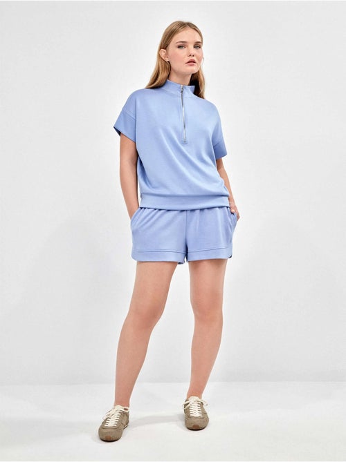 Short doppio morbido con laccio frontale - Kiabi