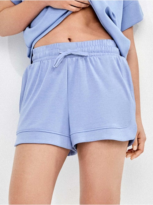 Short doppio morbido con laccio frontale - Kiabi