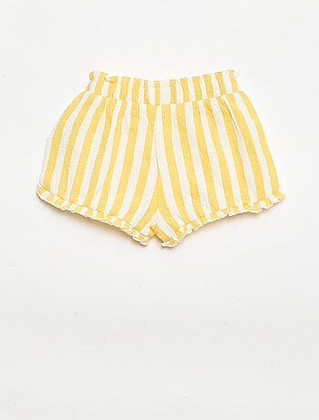 Short fantasia con orlo a balze