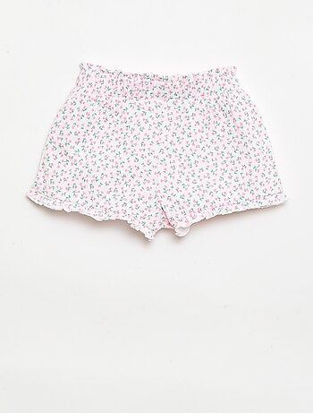 Short fantasia con orlo a balze