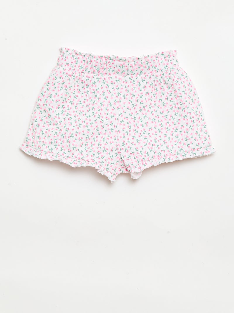 Short fantasia con orlo a balze Rosa - Kiabi