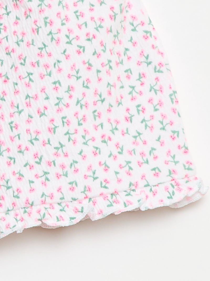 Short fantasia con orlo a balze Rosa - Kiabi