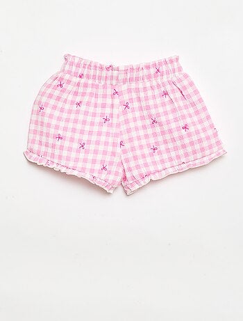 Short fantasia con orlo a balze