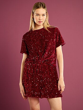 Short fluidi da festa con paillettes