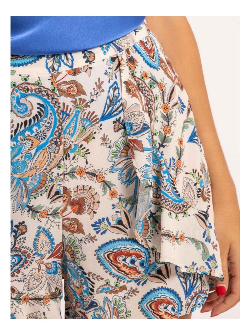 Short fluido con motivi XADO Blu - Kiabi